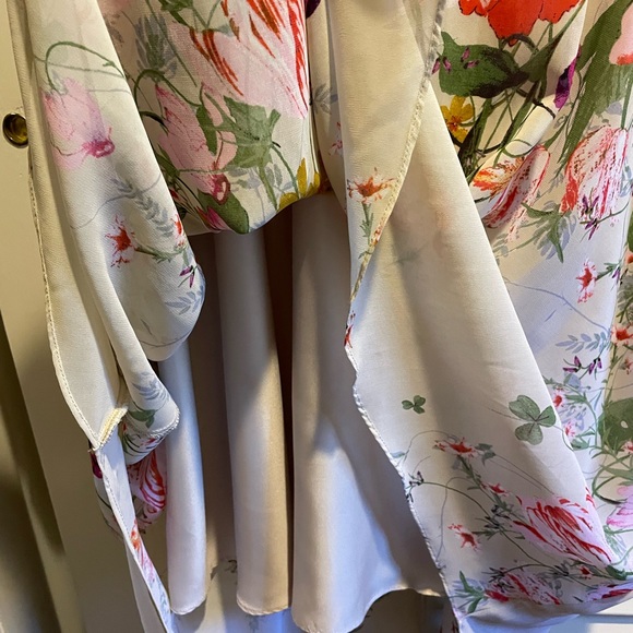 NorthStyle Dress Spring Floral Chiffon Hi Low Hem 6/8 EUC - Picture 7 of 11